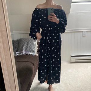 Zimmermann no size silk polka dress
